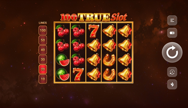 100 True Slot TrueLab Games Slots - Main Screen Reels