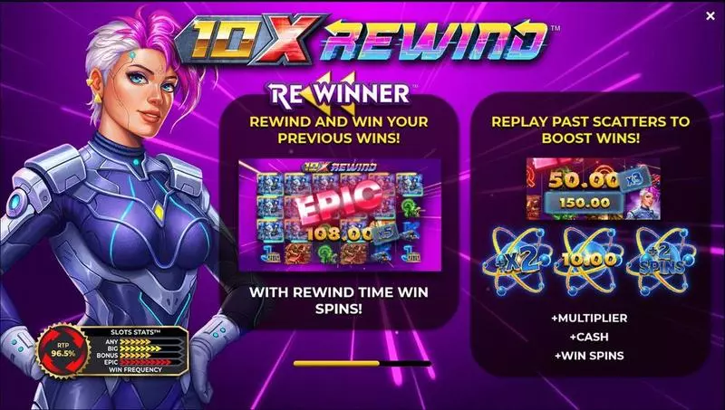 10x Rewind 4ThePlayer Slots - Info and Rules