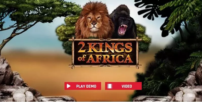 2 Kings of Africa Red Rake Gaming Slots - Introduction Screen