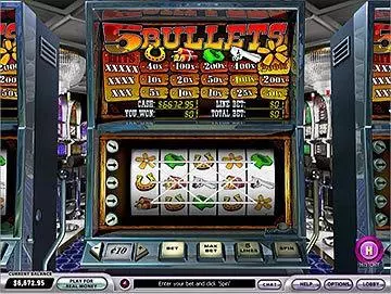 5 Bullets PlayTech Slots - Main Screen Reels