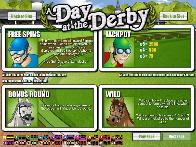 A Day at the Derby Rival Slots - Info and Rules
