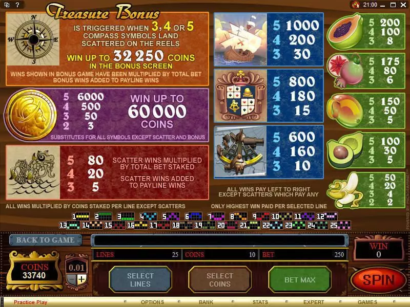 Age of Discovery Microgaming Slots - Info and Rules