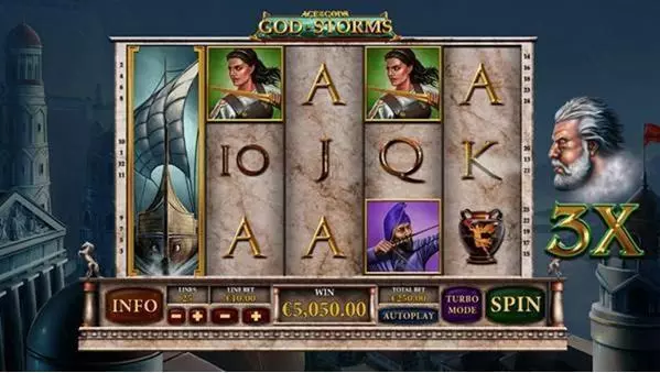 Age of the Gods - God of Storms PlayTech Slots - Main Screen Reels