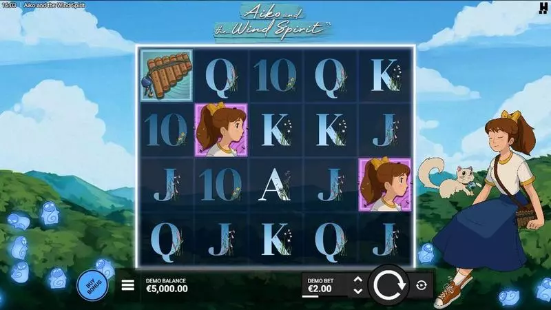 Aiko and the Wind Spirit Hacksaw Gaming Slots - Main Screen Reels