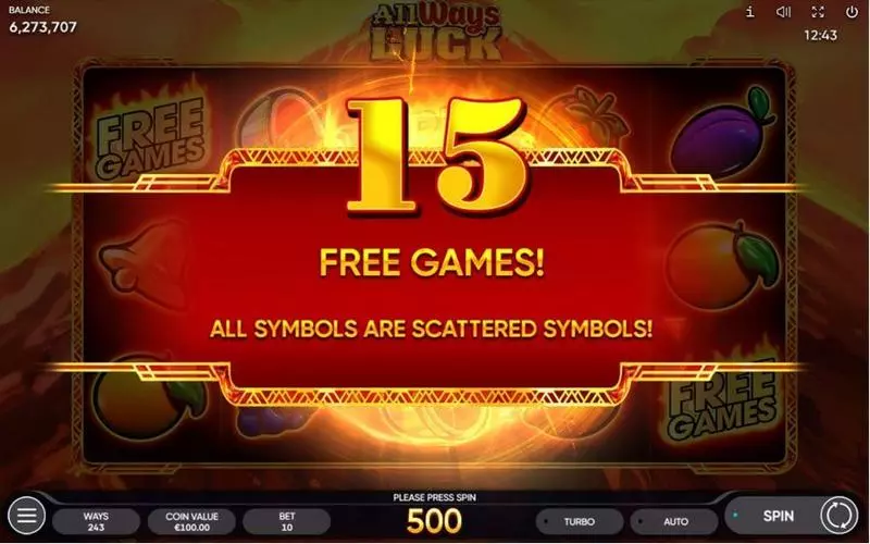 All Ways Luck Endorphina Slots - Free Spins Feature