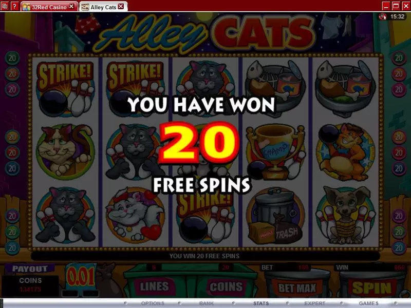 Alley Cats Microgaming Slots - Bonus 1