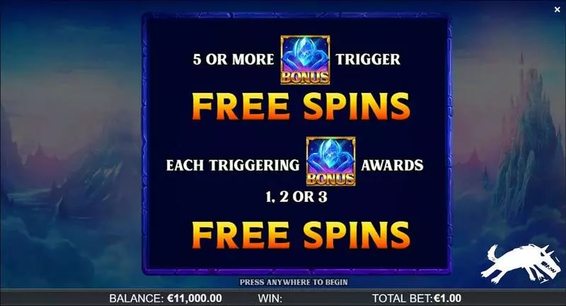 Arctic Sorcerer Gigablox ReelPlay Slots - Free Spins Feature