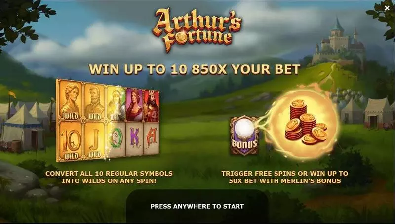 Arthur's Fortune Yggdrasil Slots - Info and Rules