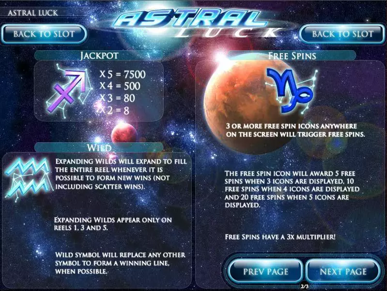 Astral Luck Rival Slots - 
