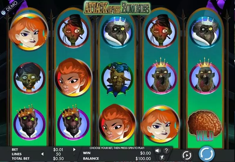 Attack Of The Zombies Genesis Slots - 