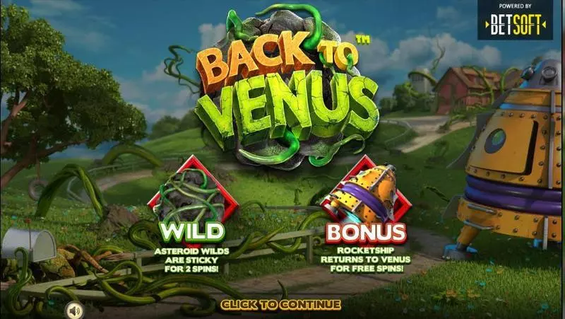 Back to Venus BetSoft Slots - Info and Rules