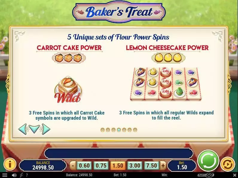 Baker's Treat Play'n GO Slots - Bonus 3