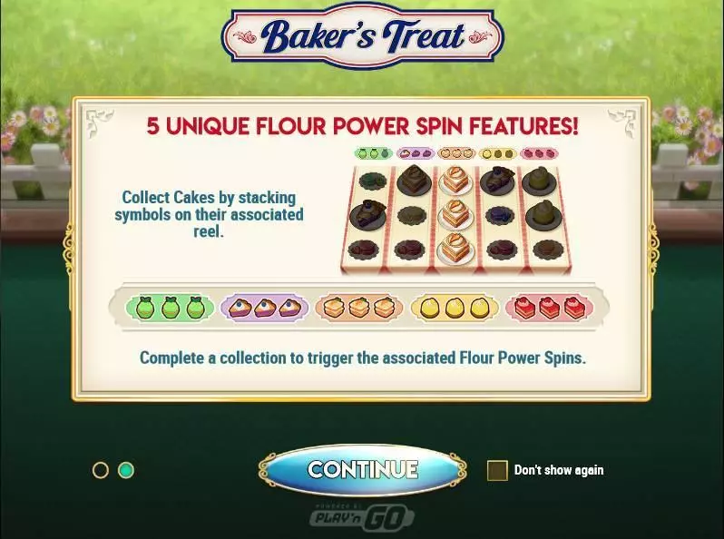 Baker's Treat Play'n GO Slots - Info and Rules