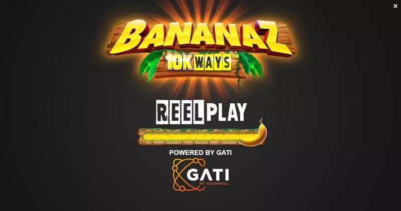 Bananaz 10K Ways ReelPlay Slots - Introduction Screen