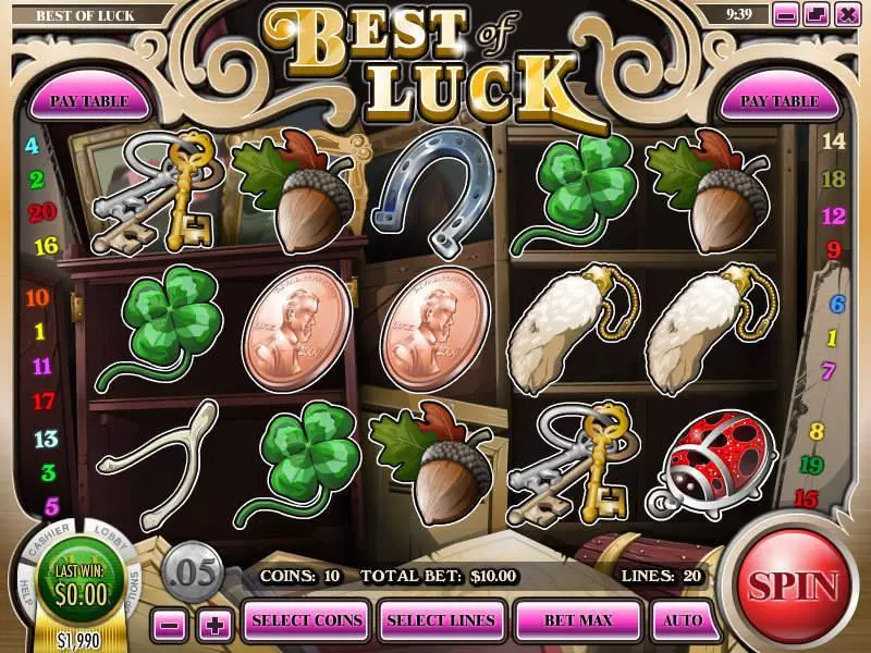 Best of Luck Rival Slots - Main Screen Reels
