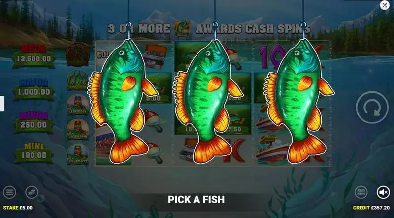 Big Catch Even Bigger Bass Blueprint Gaming Slots - Introduction Screen