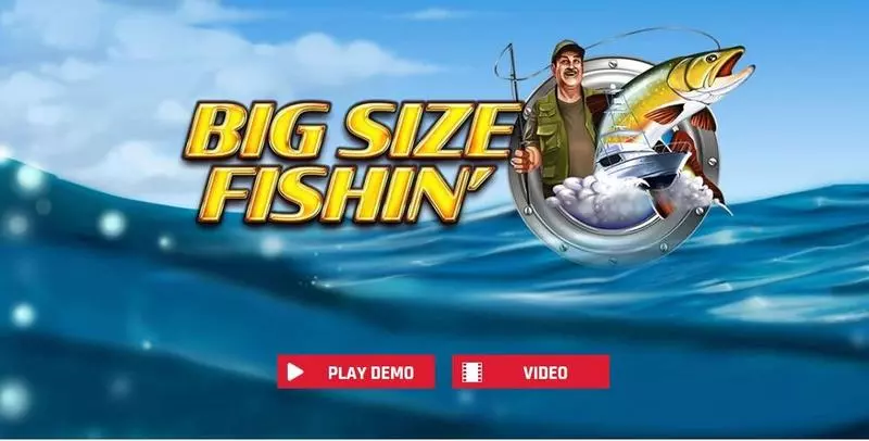 Big Size Fishin' Red Rake Gaming Slots - Introduction Screen