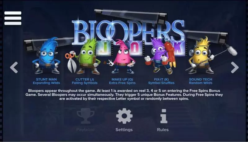 Bloopers  Elk Studios Slots - Info and Rules