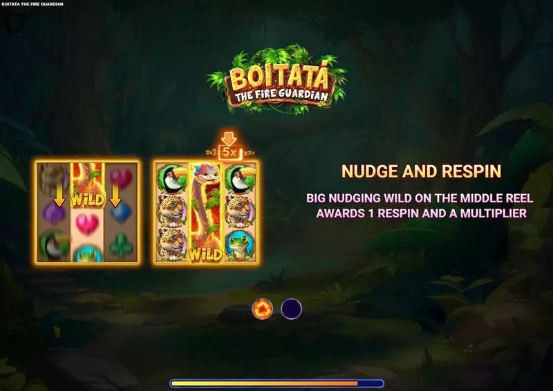 BoitataThe Fire Guardian Wizard Gaming Slots - Introduction Screen