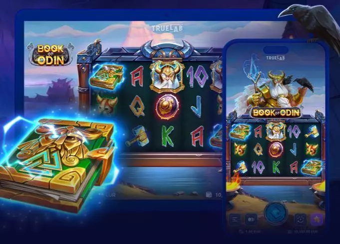 Book of Odin TrueLab Games Slots - Introduction Screen