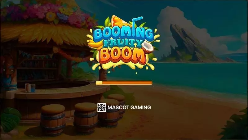 Booming Fruity Boom Mascot Gaming Slots - Introduction Screen