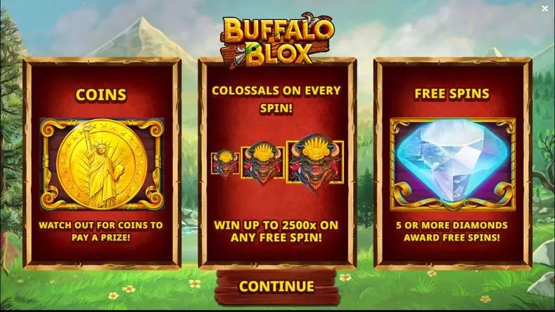 Buffalo Blox Gigablox Jelly Entertainment Slots - Free Spins Feature