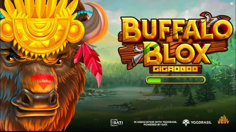 Buffalo Blox Gigablox Jelly Entertainment Slots - Introduction Screen
