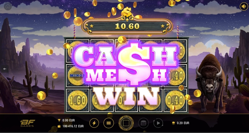 Buffalo Trail Ultra Dice BF Games Slots - Introduction Screen