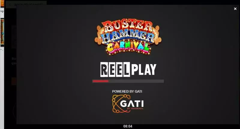 Buster Hammer Carnival ReelPlay Slots - Introduction Screen