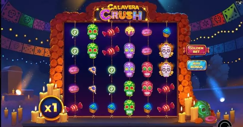 Calavera Crush Yggdrasil Slots - Main Screen Reels