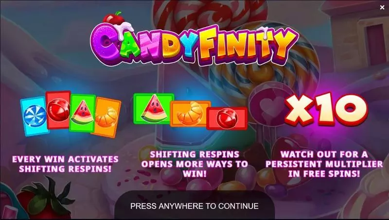 Candyfinity Yggdrasil Slots - Info and Rules