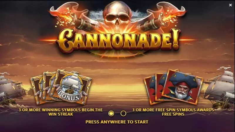 Cannonade! Yggdrasil Slots - Info and Rules