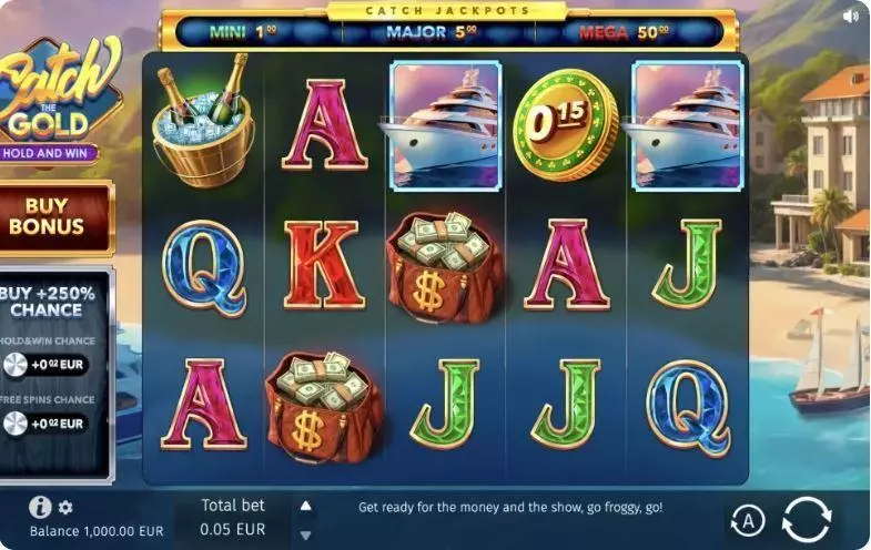 Catch The Gold BGaming Slots - Main Screen Reels