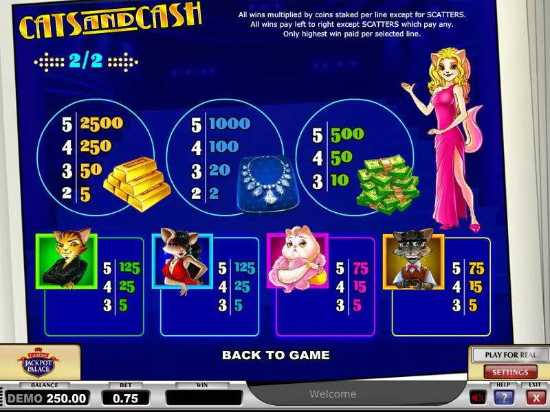 Cats & Cash Play'n GO Slots - Info and Rules