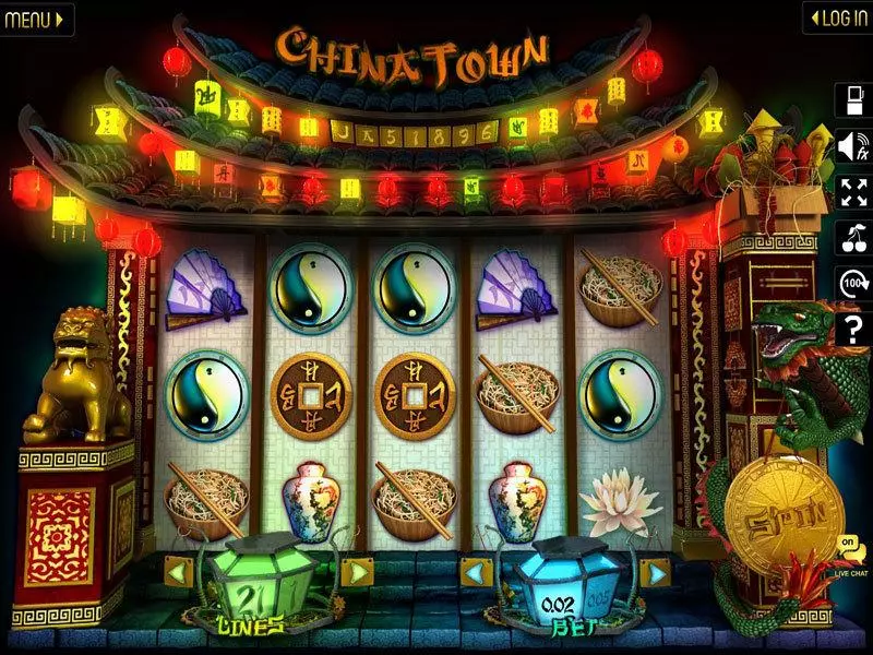 Chinatown Slotland Software Slots - Main Screen Reels