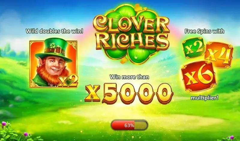 Clover Riches Playson Slots - Info and Rules