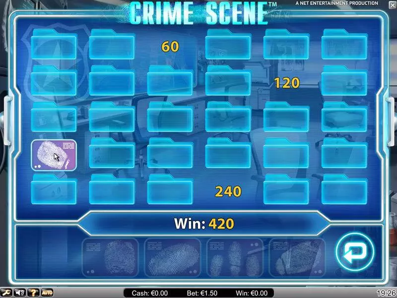 Crime Scene NetEnt Slots - Bonus 1
