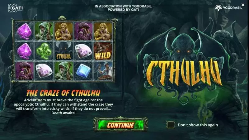 Cthulhu G.games Slots - Free Spins Feature