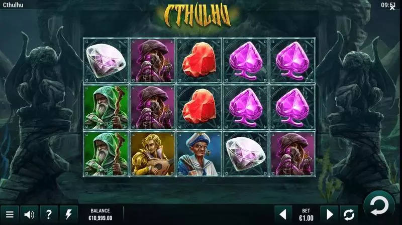 Cthulhu G.games Slots - Main Screen Reels