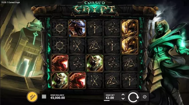 Cursed Crypt Hacksaw Gaming Slots - Main Screen Reels