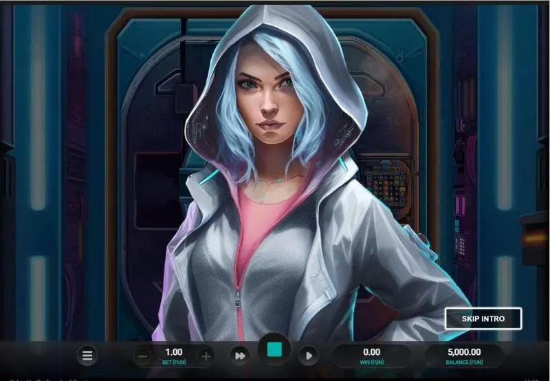 Cybes Vault Four Leaf Gaming Slots - Introduction Screen