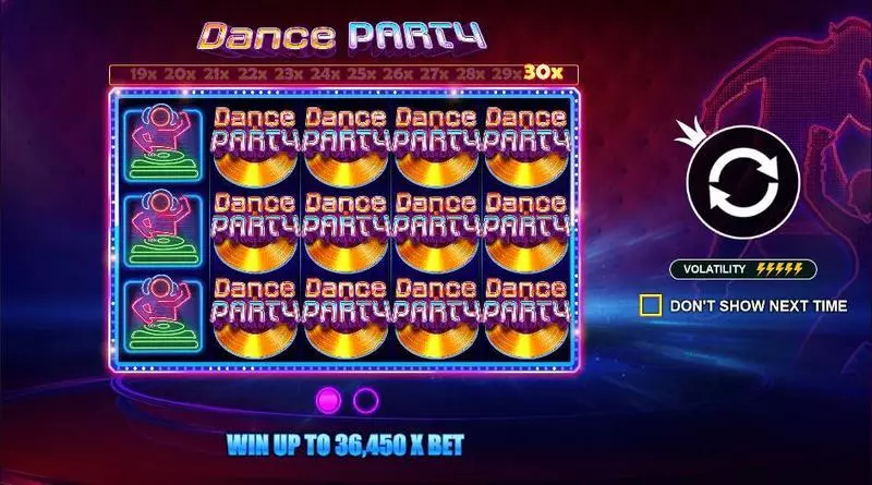 Dance Party Pragmatic Play Slots - Info and Rules