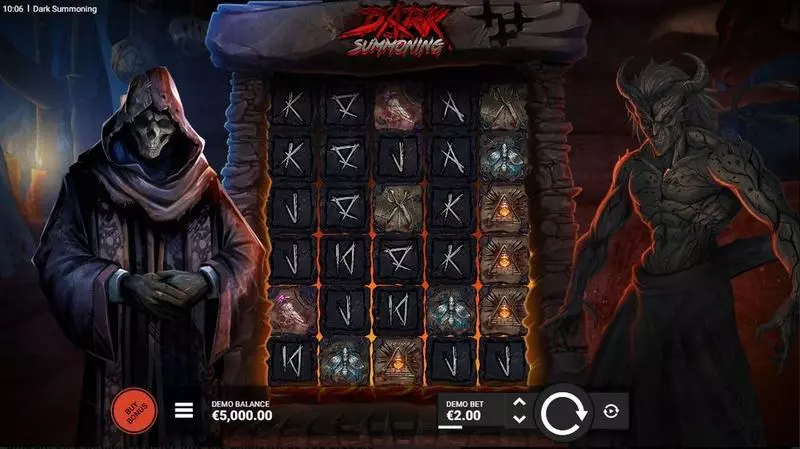 Dark Summoning Hacksaw Gaming Slots - Main Screen Reels