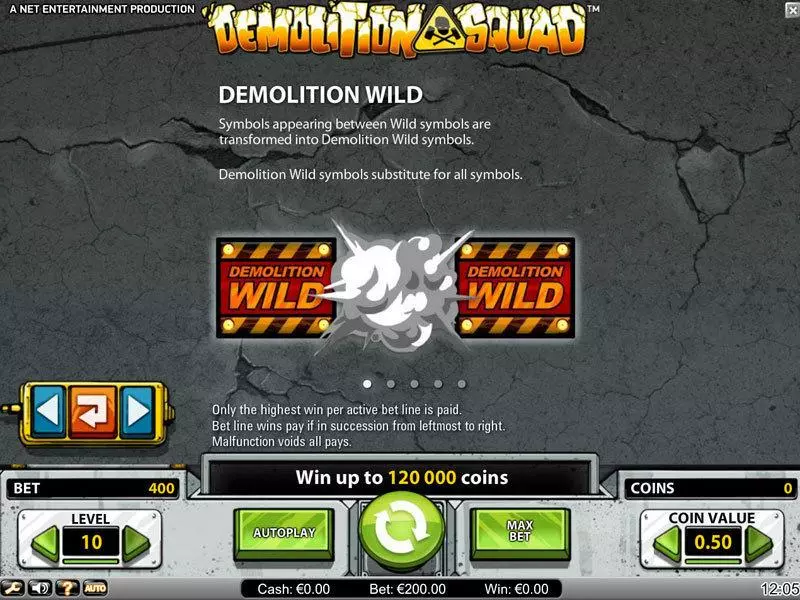 Demolition Squad NetEnt Slots - Bonus 1
