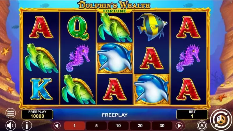 Dolphin's Wealth Fortune 1Spin4Win Slots - Winning Screenshot