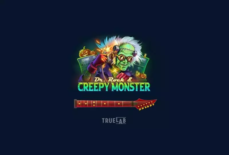 Dr Rock & Creepy Monster TrueLab Games Slots - Introduction Screen