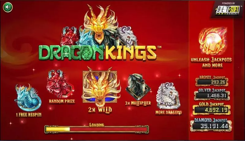 Dragon Kings BetSoft Slots - Info and Rules