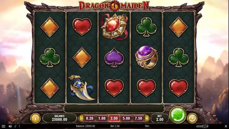Dragon Maiden Play'n GO Slots - Main Screen Reels