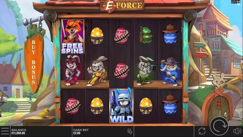 E-Force  Yggdrasil Slots - Main Screen Reels