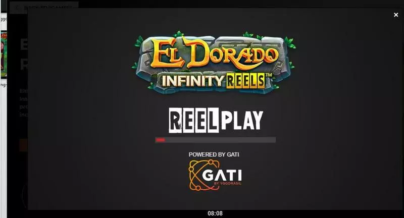 El Dorado Infinity Reels ReelPlay Slots - Introduction Screen